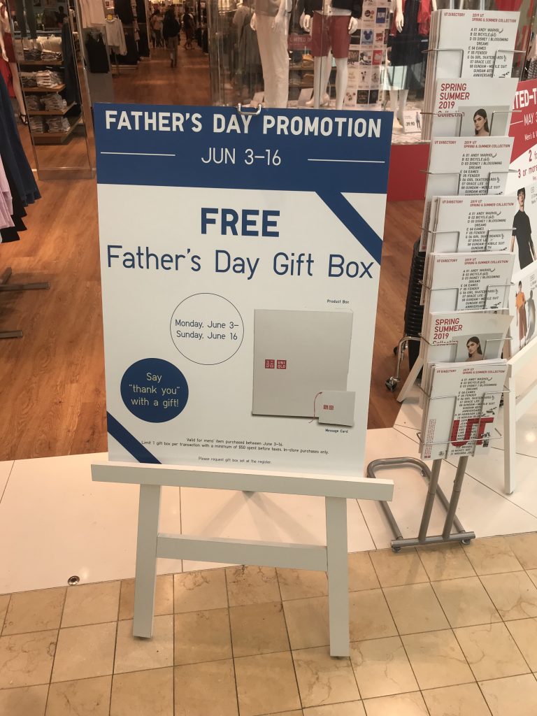 Uniqlo's Father's Day Promotion