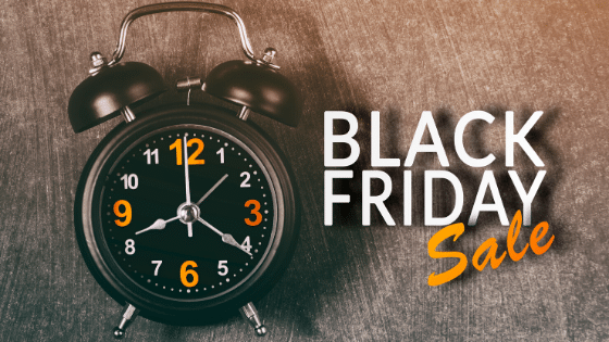 Promote urgency during black Friday