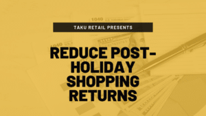 Holiday shopping returns