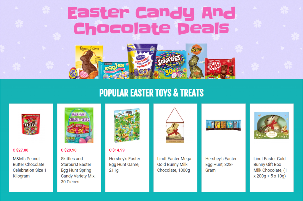 Easter Retail Marketing from Save Loonie