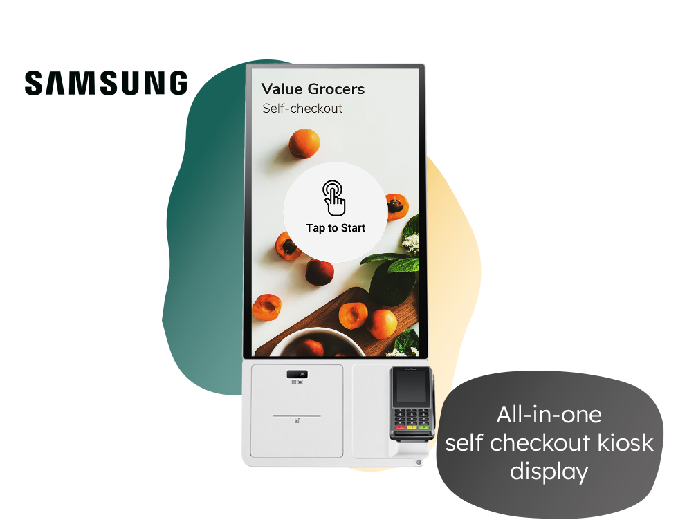 Samsung Self Checkout Kiosk with TAKU Retail