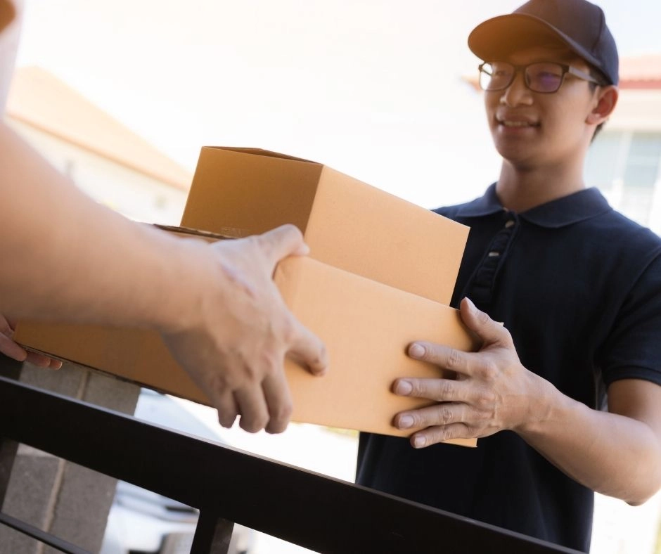 Man doing a local delivery