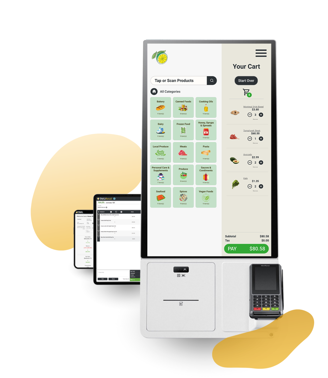 Retail SelfCheckout Kiosk Easy allinone retail management in a