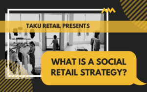 What is a social retail strategy blog card